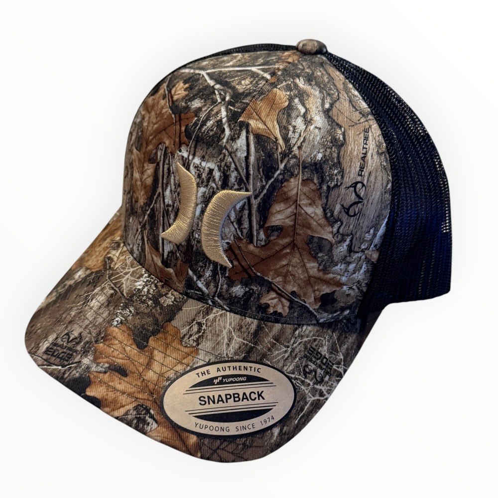 Hurley RealTree Camo Mesh Trucker Snapback Cap Men One Size NWT Hunting Hat